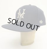AMERICAN NEEDLE "NEW YORK CUBANS" ウール フラットバイザー ベースボールキャップ NAVY (NEW)