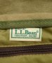 画像2: 80'S LL Bean  ワックスコットン/レザー ショルダーバッグ カーキ USA製 (VINTAGE) (2)