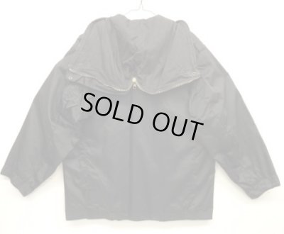 画像6: ユーロヴィンテージ UNKNOWN スプリットフード チンスト付き デッキパーカー ブラック (VINTAGE)