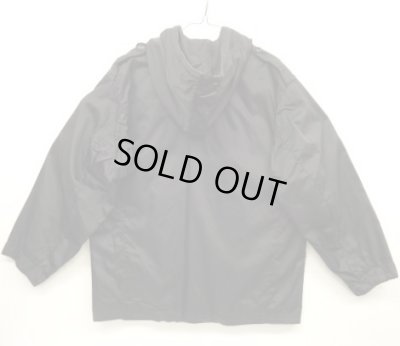 画像5: ユーロヴィンテージ UNKNOWN スプリットフード チンスト付き デッキパーカー ブラック (VINTAGE)