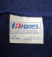 画像2: 80'S HANES "ILLINI DAD" ラグランスリーブ クルーネック スウェットシャツ ネイビー USA製 (VINTAGE) (2)