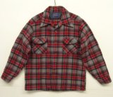 60'S PENDLETON "BOARD SHIRT" ウール オープンカラーシャツ チェック柄 USA製 (VINTAGE)