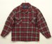 画像1: 60'S PENDLETON "BOARD SHIRT" ウール オープンカラーシャツ チェック柄 USA製 (VINTAGE) (1)
