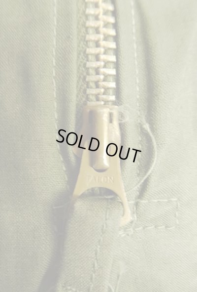 画像4: 40'S アメリカ軍 US NAVY "N-2" レイン デッキトラウザーズ オーバーオール TALONジップ (DEADSTOCK)