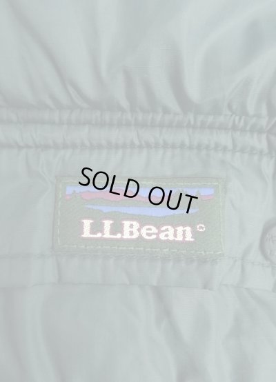 画像3: 90'S LL Bean プリマロフト ハーフジップ フード付きジャケット グリーン/パープル USA製 (VINTAGE)