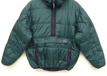 他の写真3: 90'S LL Bean プリマロフト ハーフジップ フード付きジャケット グリーン/パープル USA製 (VINTAGE)