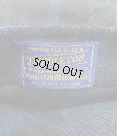 画像2: 70'S PENDLETON ウール/コットン リバーシブル コート TALONジップ チェック/ベージュ (VINTAGE)