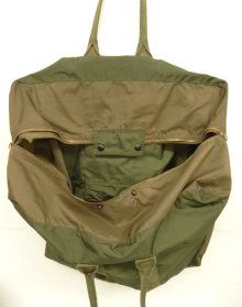 他の写真3: 50'S アメリカ軍 US NAVY "PARACHUTE TRAVELING BAG" キットバッグ ツートンカラー CONMARジップ (VINTAGE)