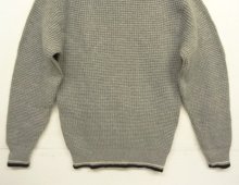 他の写真3: 50'S TOWNCRAFT スクエアネック ワッフルセーター グレー (VINTAGE)