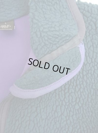 画像3: 90'S PATAGONIA 最初期レトロX 裏地P.E.F フリースジャケット ダークグリーン/パープル USA製 (VINTAGE)