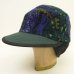 画像1: 90'S PATAGONIA "SYNCHILLA DUCKBILL CAP" フリースキャップ 総柄 USA製 (VINTAGE) (1)