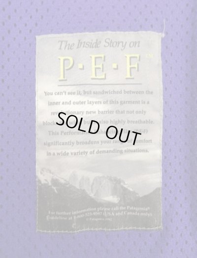 画像5: 90'S PATAGONIA 最初期レトロX 裏地P.E.F フリースジャケット ダークグリーン/パープル USA製 (VINTAGE)