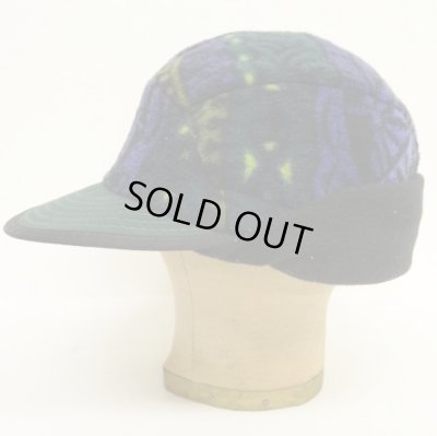 画像6: 90'S PATAGONIA "SYNCHILLA DUCKBILL CAP" フリースキャップ 総柄 USA製 (VINTAGE)