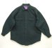 画像1: 90'S PATAGONIA 旧タグ ワークシャツ ダークグリーン/パープル (VINTAGE) (1)