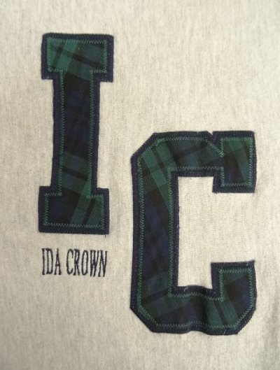 画像3: 90'S CHAMPION "IDA CROWN" 刺繍タグ リバースウィーブ グレー USA製 (VINTAGE)