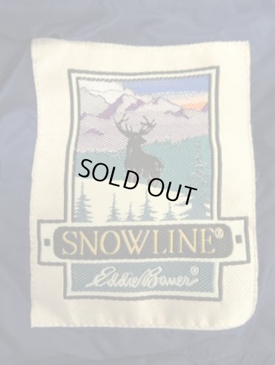 画像4: 90'S EDDIE BAUER "SNOW LINE" フード付き グースダウンジャケット ネイビー (VINTAGE)