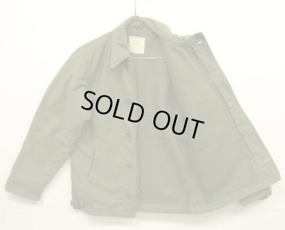 画像4: 60'S アメリカ軍 US NAVY "A-2" デッキジャケット ミリタリーグリーン (VINTAGE)