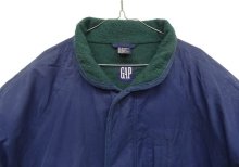 他の写真2: 90'S GAP 旧タグ 裏地ウール スタンドカラージャケット ネイビー (VINTAGE)