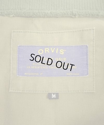 画像2: ORVIS コットンピケ フックボタン デッキジャケット カーキ (VINTAGE)