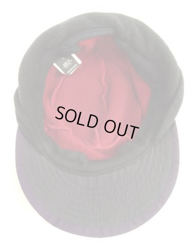 画像8: 90'S PATAGONIA "SYNCHILLA DUCKBILL CAP" フリースキャップ ダークレッド/ブラック USA製 (VINTAGE)