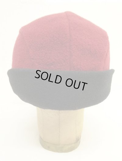 画像7: 90'S PATAGONIA "SYNCHILLA DUCKBILL CAP" フリースキャップ ダークレッド/ブラック USA製 (VINTAGE)