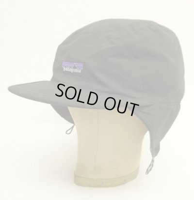 画像1: 00'S PATAGONIA "SHELLED SYNCHILLA DUCKBILL CAP" 内側フリース ナイロンキャップ ブラック (VINTAGE)