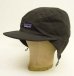 画像1: 00'S PATAGONIA "SHELLED SYNCHILLA DUCKBILL CAP" 内側フリース ナイロンキャップ ブラック (VINTAGE) (1)