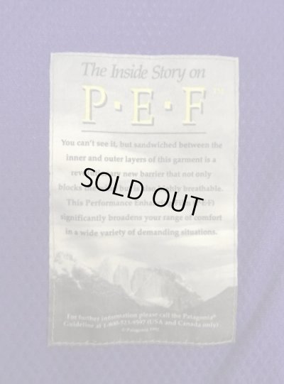 画像4: 90'S PATAGONIA "雪無しタグ" 裏地P.E.F LIGHT-X JACKET フリースジャケット ブラック USA製 (VINTAGE)