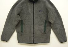 他の写真3: 90'S PATAGONIA 初期レトロX 裏地P.E.F フリースジャケット グレー/グリーン USA製 (VINTAGE)