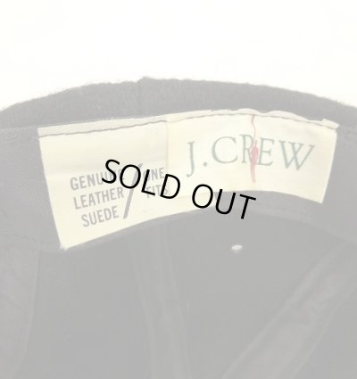 画像6: 90'S J.CREW 旧タグ ウール/スウェード ベースボールキャップ ブラウン/ブラウン USA製 (VINTAGE)