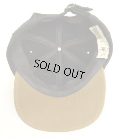 画像5: 90'S J.CREW 旧タグ ウール/スウェード ベースボールキャップ ブラウン/ブラウン USA製 (VINTAGE)