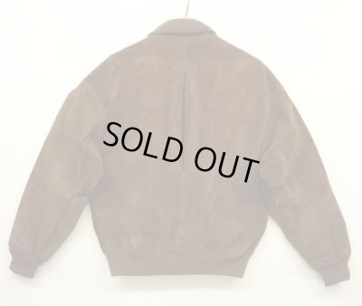 画像5: 80'S LL Bean "背面プリーツ" チンスト付き レザー ドリズラージャケット ダークブラウン USA製 (VINTAGE)