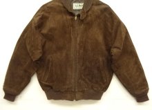 他の写真2: 80'S LL Bean "背面プリーツ" チンスト付き レザー ドリズラージャケット ダークブラウン USA製 (VINTAGE)