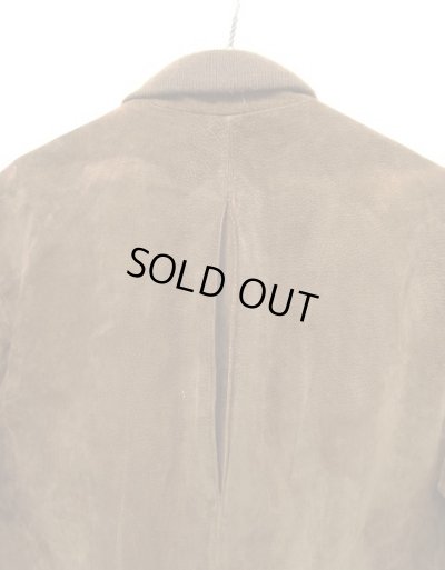 画像6: 80'S LL Bean "背面プリーツ" チンスト付き レザー ドリズラージャケット ダークブラウン USA製 (VINTAGE)