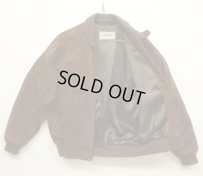 画像4: 80'S LL Bean "背面プリーツ" チンスト付き レザー ドリズラージャケット ダークブラウン USA製 (VINTAGE)