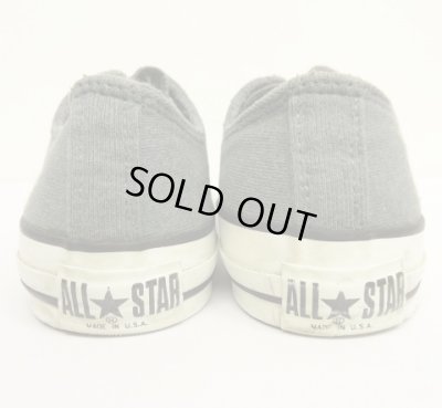 画像4: 90'S CONVERSE "ALL STAR" スウェット地 スニーカー グレー USA製 (VINTAGE)