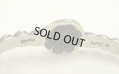 画像5: ナバホ族 インディアンジュエリー "MARTHA CAYATINETO" スタンプワーク シルバー コンチョバングル (NEW)