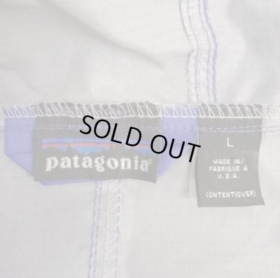 画像2: 90'S PATAGONIA 雪無しタグ リップストップナイロン ハーフジップ アノラックジャケット パープル USA製 (VINTAGE)