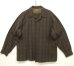 画像1: 60'S PENDLETON "SIR PENDLETON" ウール 長袖 オープンカラーシャツ ダークチェック USA製 (VINTAGE) (1)