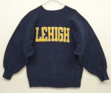 90'S CHAMPION "LEHIGH" 刺繍タグ リバースウィーブ ネイビー USA製 (VINTAGE)