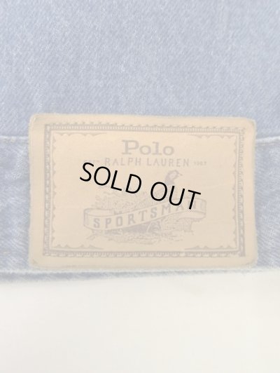 画像4: 90'S RALPH LAUREN "POLO SPORTSMAN" ショート丈 デニムジャケット インディゴ USA製 (VINTAGE)