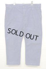 60'S フレンチワーク モールスキン ワークパンツ ブルー フランス製 (VINTAGE)