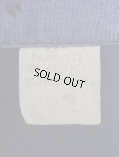 画像2: 60'S フレンチワーク モールスキン ワークパンツ ブルー フランス製 (VINTAGE)