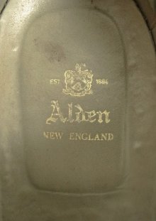 他の写真2: ALDEN 945 グレインレザー プレーントゥシューズ ブラック USA製 (USED)