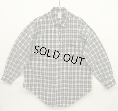 画像1: 80'S BROOKS BROTHERS "MAKERS" フラップ付きポケット ポプリンシャツ タータンチェック USA製 (VINTAGE)