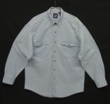 90'S GAP 旧タグ シャンブレー BDシャツ ライトブルー (VINTAGE)