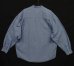 画像3: 90'S EDDIE BAUER シャンブレー バンドカラーシャツ ブルー (VINTAGE) (3)