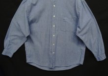 他の写真3: 90'S EDDIE BAUER シャンブレー バンドカラーシャツ ブルー (VINTAGE)