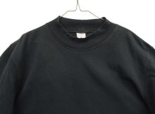 他の写真1: 90'S STEVE & BARRY'S モックネック 長袖 Tシャツ ブラック (VINTAGE)
