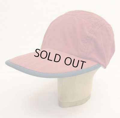 画像1: 90'S PATAGONIA "SPOONBILL CAP" ナイロンキャップ ダークレッド USA製 (VINTAGE)